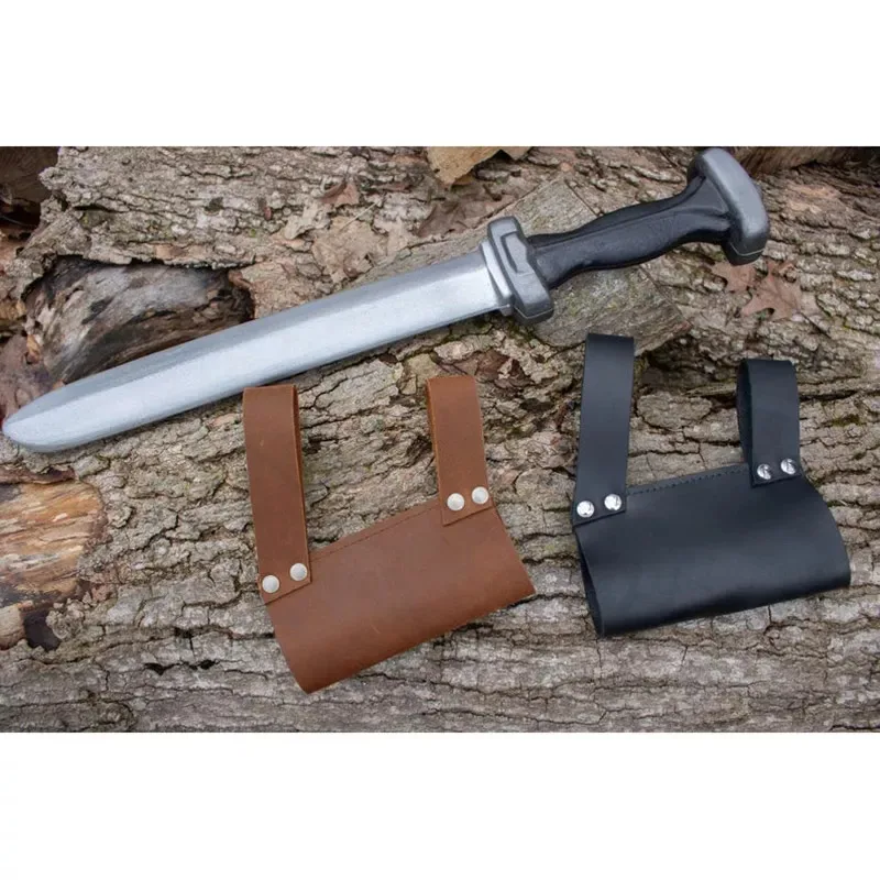 Middeleeuwse Zwaard Riem Taille Schede Schede Viking Piraat Wapen Kostuum Dagger Holder Kikker Band Holster Larp Accessoire Volwassen Mannen