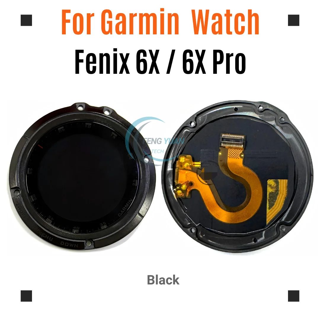 LCD-Display-Ersatzbildschirm für Garmin Fenix 6X Fenix 6X Pro Uhr Reparaturteile – Detail 1