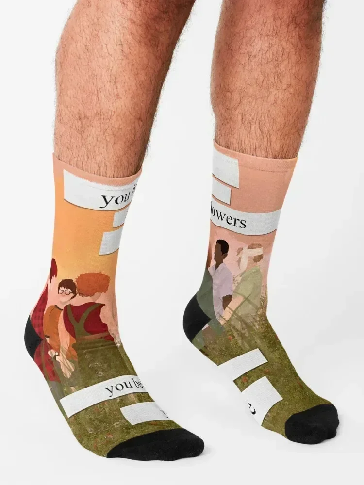 Wildflowers-The Loser's Club Socks anti-slip luxury warm winter new year Ladies Socks Men's