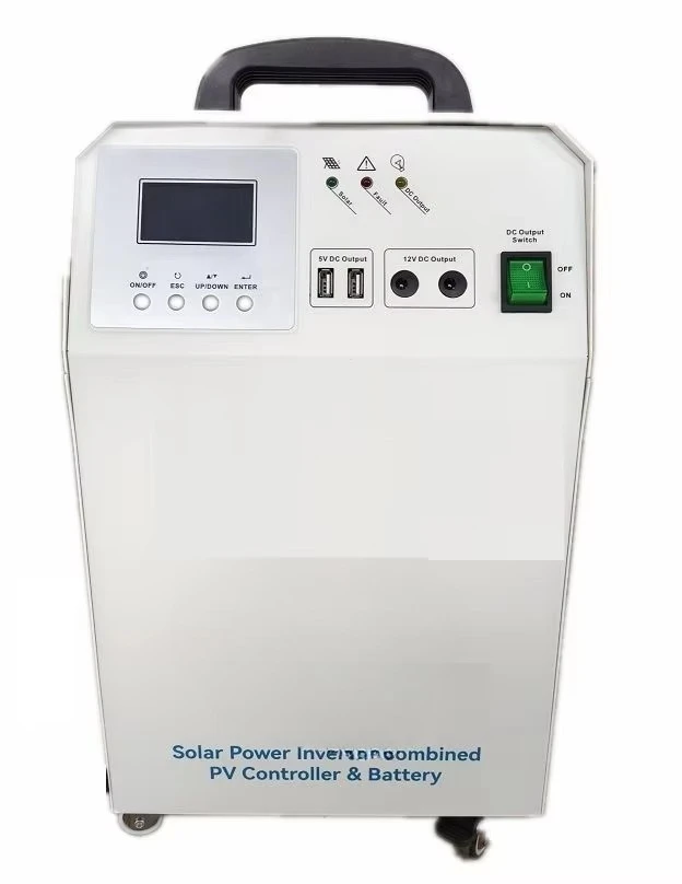 6000 Watt Portable Solar System SG1230 12V/24V 12.8V/25.6V 600AH Solar Generator Solar Battery LifePo4