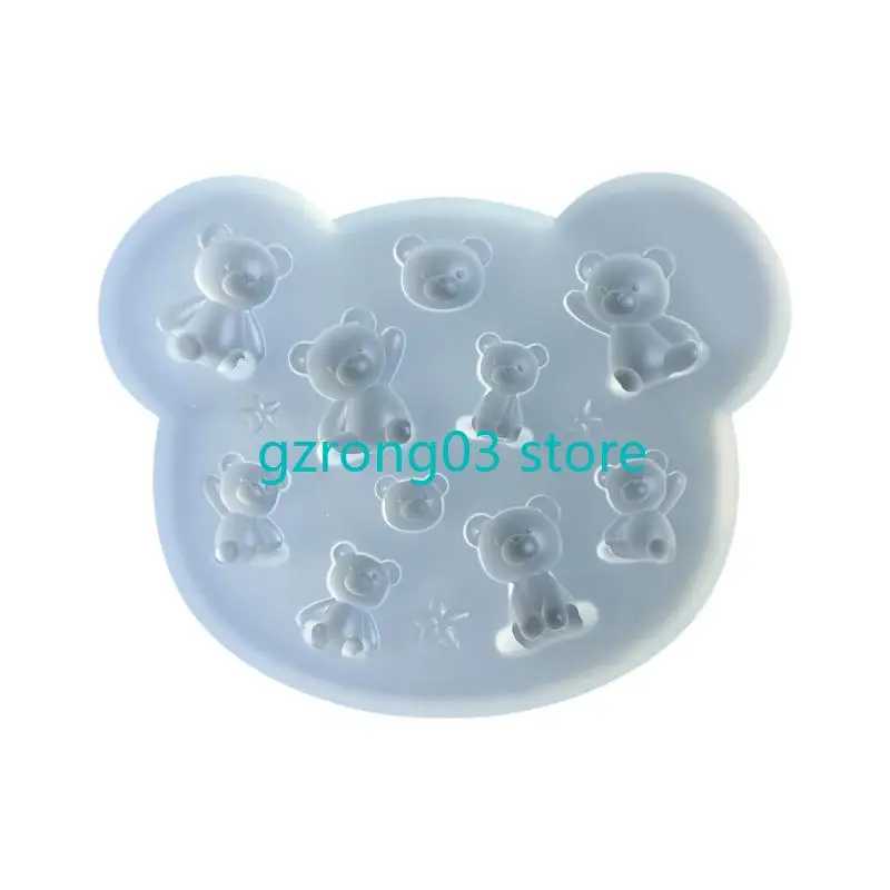 

127c Small Bear Accessessesies Силиконовая плесень эпоксидные аксессуары