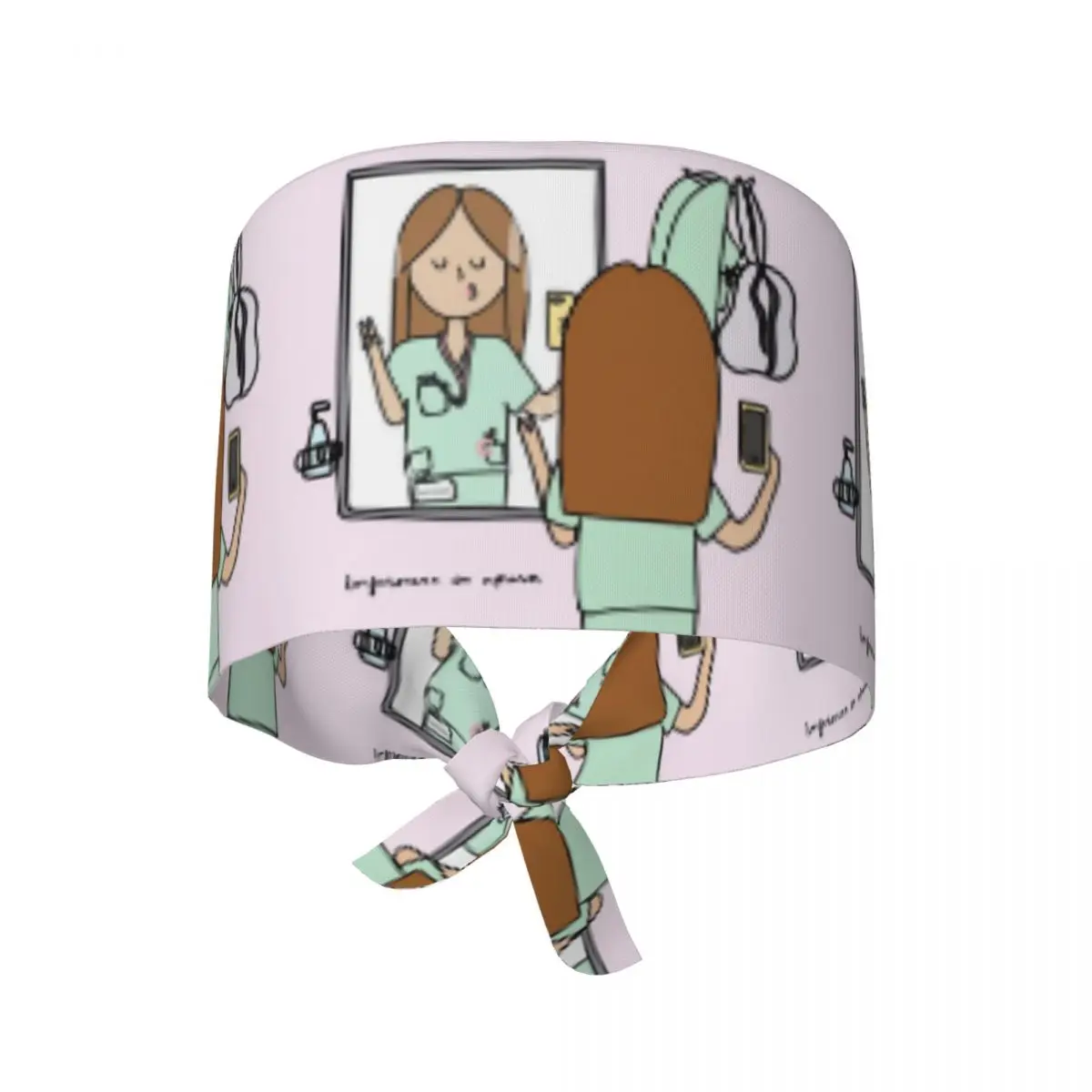 医療パターン水彩画ラボ外科医外科用キャップペットグルーミング看護作業帽子キャップレトロ男性女性     スクラブハット