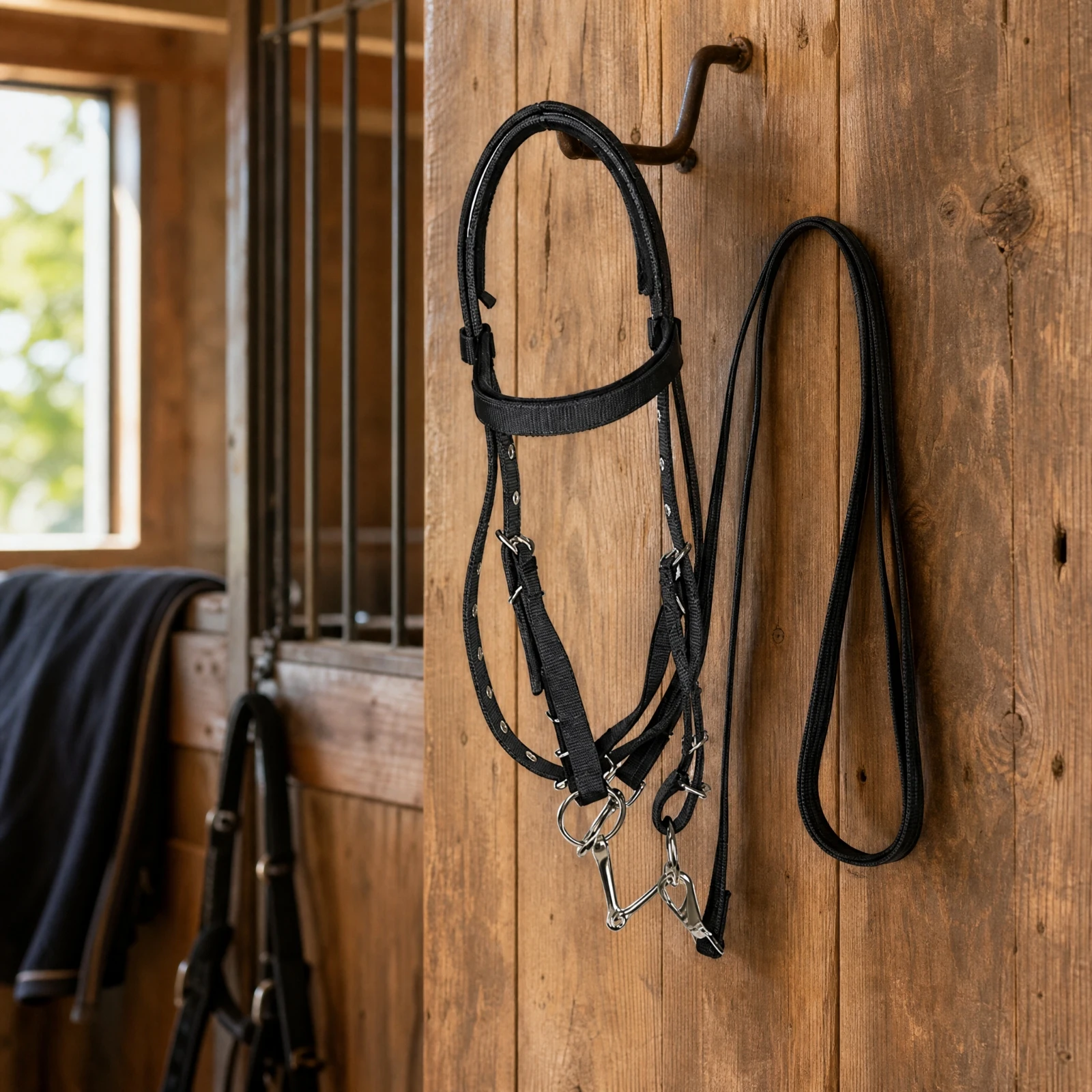 Equestrian Split Bridle with Reins Adjustable Horse Riding Bridle and Rein Set Versatile Easy to Handle for Equestrians