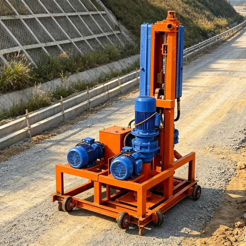 Customized Hydraulic Winch Drilling Rig, Small Water Intake Equipment for Rural Courtyards & Narrow‑site Water Well Drilling