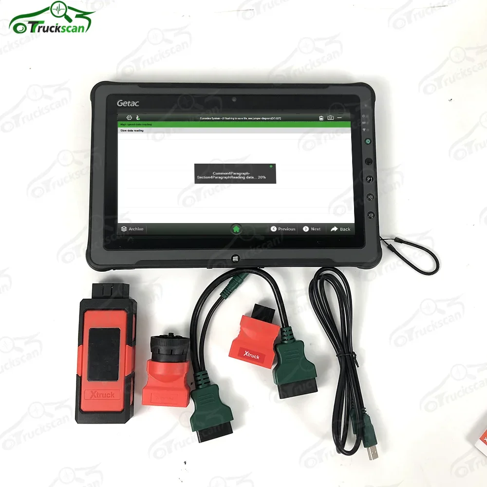 Multi-brand equipment Xtruck X003 Plus data reading and flashing fault code Heavy Duty Truck Diagnostic Tool + F110Tablet