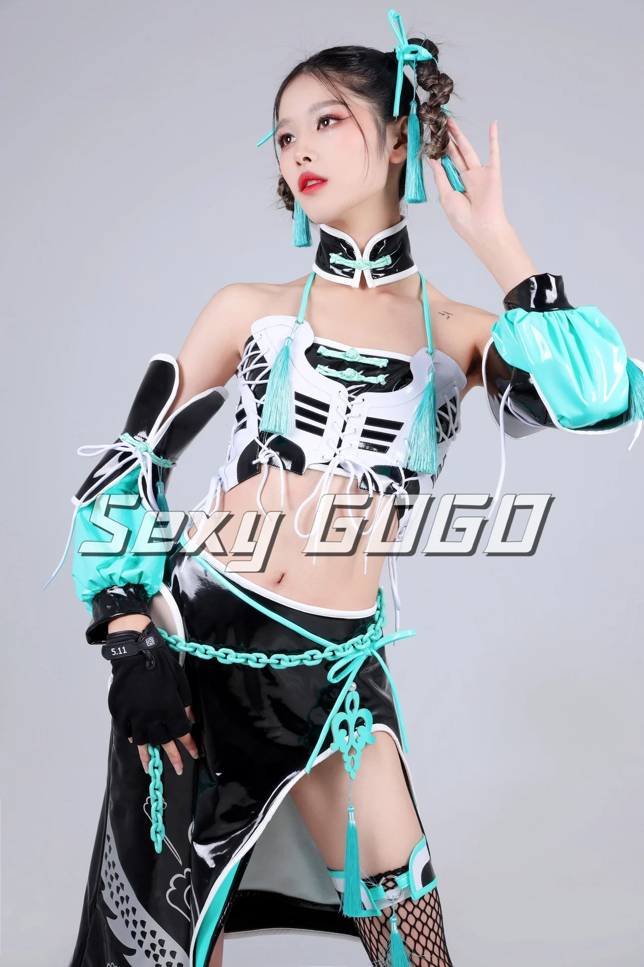 Sexy Girl Dance Costume Luxury women stage show dance outfit Nightclub Dancer Team Cloth