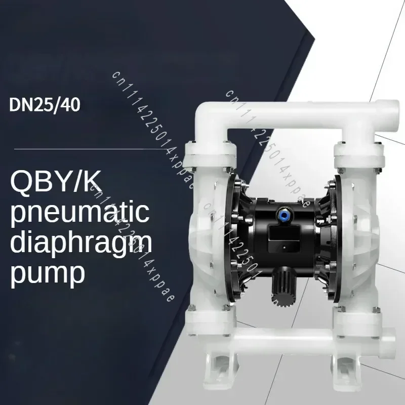 Engineering Plastic Corrosion Resistance Pneumatic Drive 9.1 Cubic/min Best QBY-25 QBY-40 Pneumatic Diaphragm Pump 50m Head