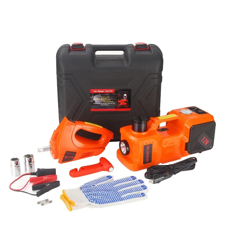Car 12V Electric Hydraulic Jack Off-road Air Pump Three-in-One Tire Changing Tool Car Jack