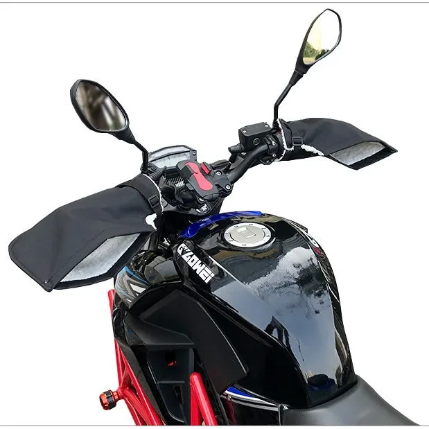 ﻿    Motorstuurhandschoenen Winddicht Winter Warm Fluwelen Covers Voor Motor Scooter Elektrische Voertuigen Motor Handvat Cov