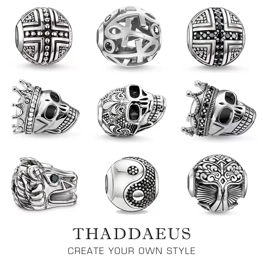 

Beads Fleur-de-lis Lily Skull,2019 Rebel Street Beads Fits Bracelet Europe Necklace Karma Charms Jewelry Accessories