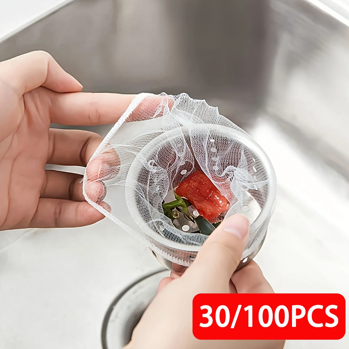 

PINMOAP одноразовые фильтры для кухонной мойки, канализационный слив, антиблокировочный мешок для мусора, сетчатый мешок для утечки бассейна, сетчатый фильтр, сетка для мусора для раковины