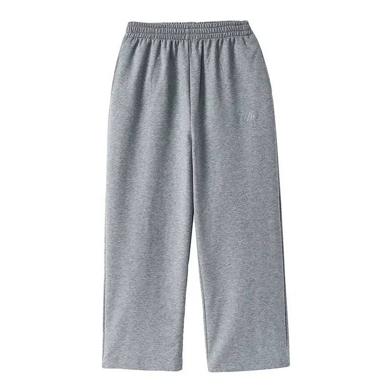 Girls Kpop Hip Hop Clothing Gray Tops Pants Set for Kid Jazz Dance Costume Catwalk Dance Performance Clothes