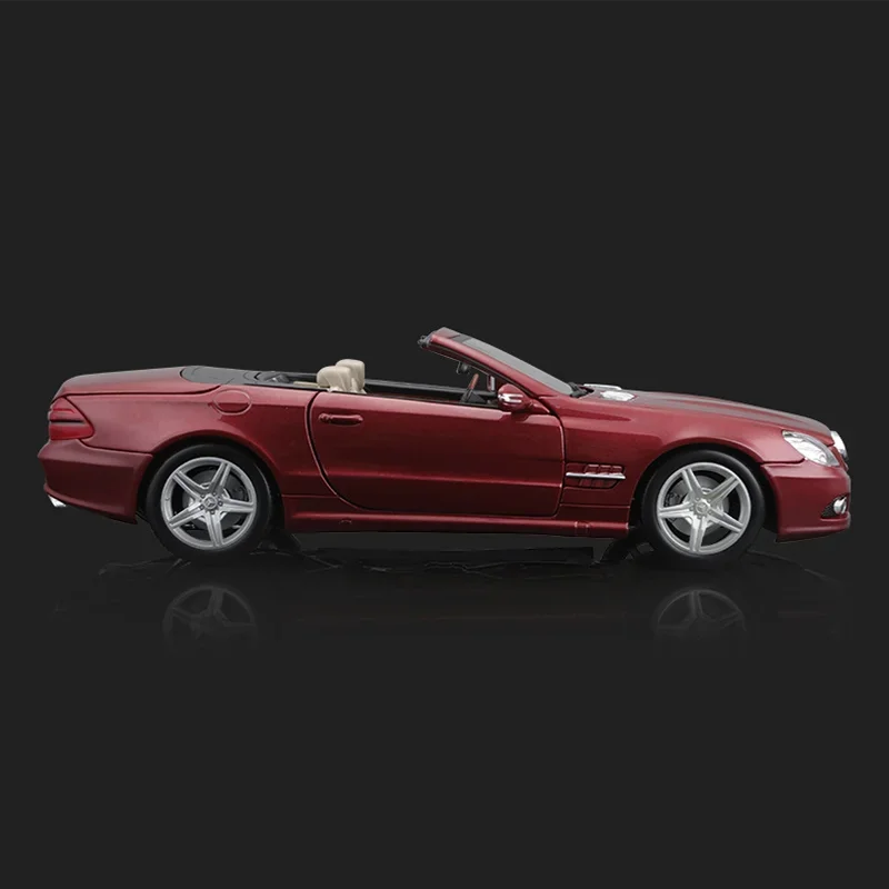 Maisto 1:18 Mercedes Benz Sl550 Sports Car Diecast Model Edition Alloy Luxury Vehicle Sports Car Toys Collection Decoration Gift