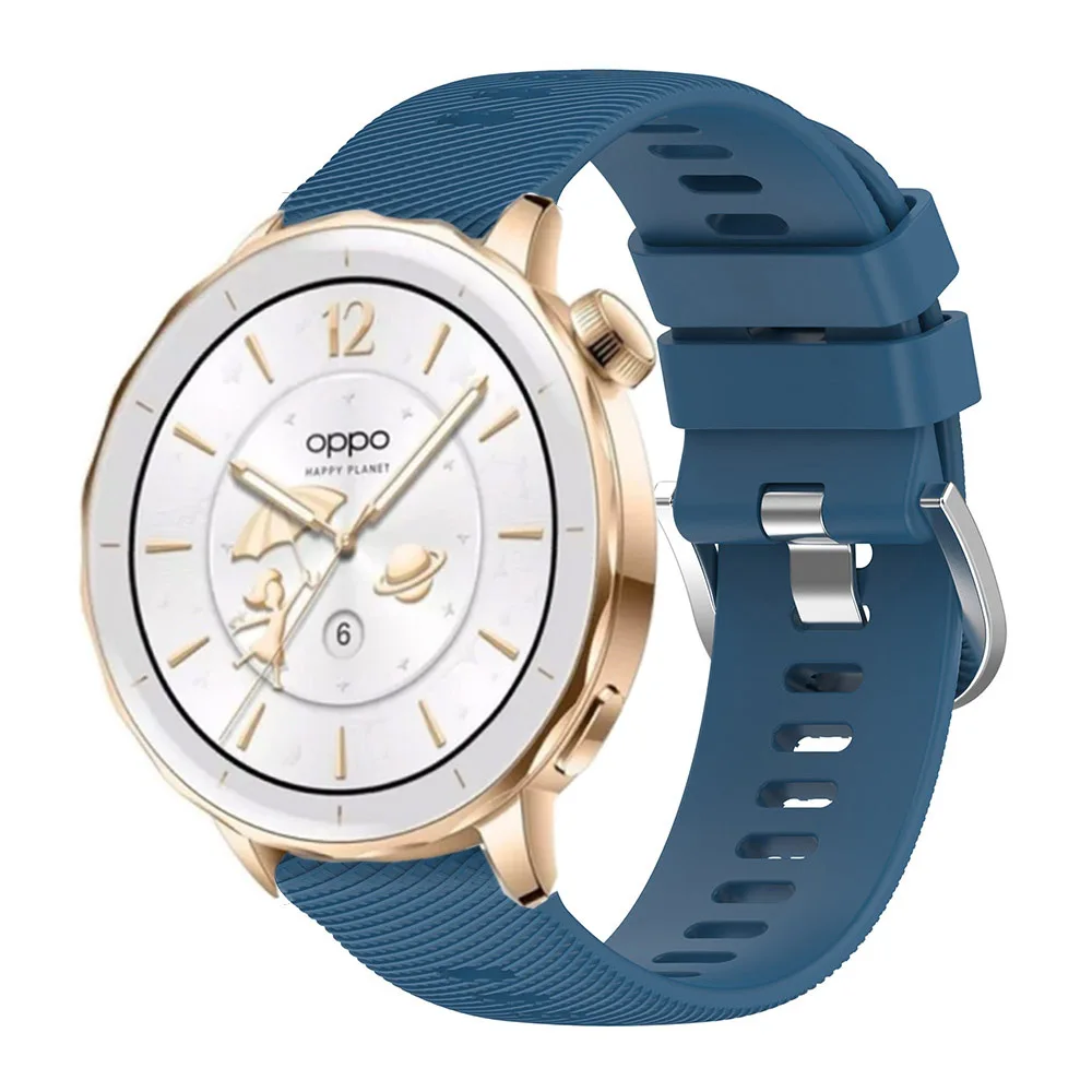 For Oneplus Watch 4 43mm Strap 18mm Width Universal Watchband Silicone Wristband For Xiaomi Watch S4 41mm / For OPPO X2 Mini