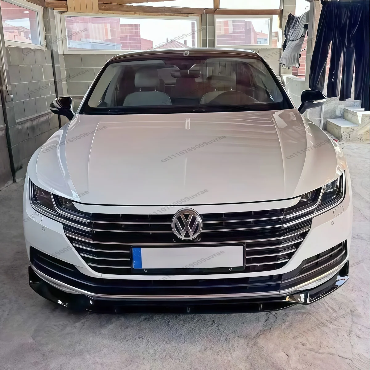

Gloss Black Front Bumper Splitter Lip Spoiler Diffuser Guard Body Kits Trim For Volkswagen Arteon CC 2019 2020 2021 Tuning Cover