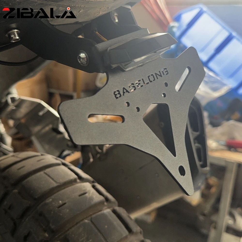 

For CFMOTO IBEX450 IBEX 450 MT 450 2024-2025-2026 Motorcycle Rear License Plate Holder Bracket Tail Tidy Fender Eliminator 450MT