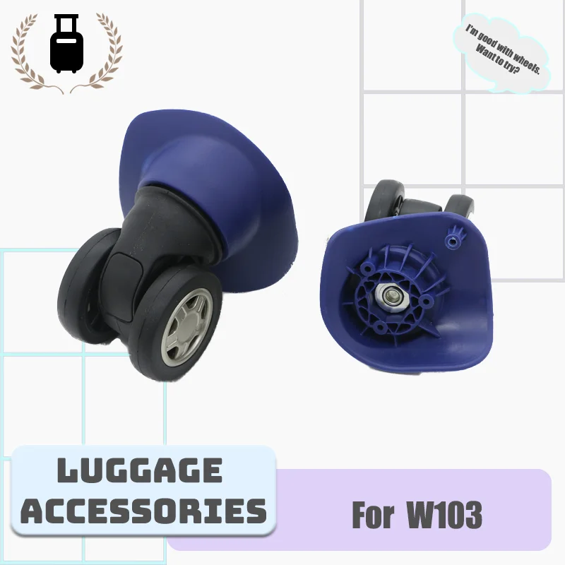 

For W103 Luggage Replacement Wheels Heavy-Duty 360° Swivel Casters Silent &Smooth Rolling Suitable For Luggage Wheel Accessories