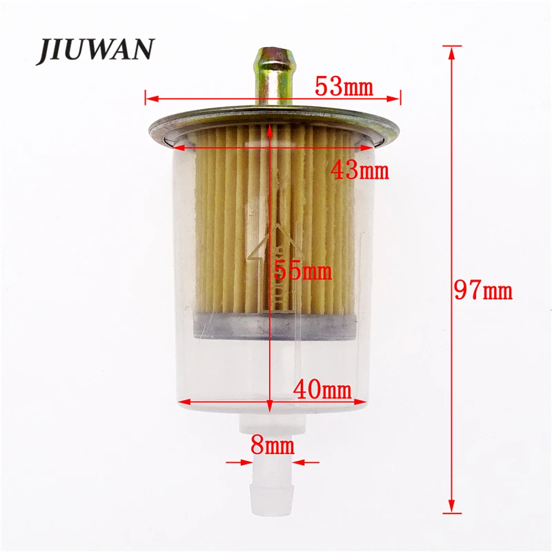 Universal Motorcycle Gas Fuel Filters Large Displacement Filter Element Thick Tube Modified Fuel Filter Element