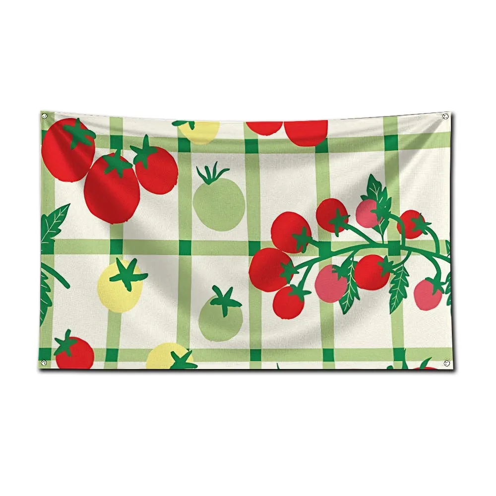 Clear fruit patterns Flag 3X5 Ft Personalized Flags Design Your Image Funny Tapestry Poster Dorm Room, Living Room, Bedroom