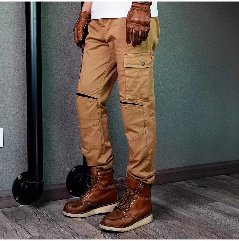 

Uglybros Motorcycle Pants Men's Riding Trousers Cargo Big Pockets Soft Elastic Daily Wear Casual Protective Gear Motorbike