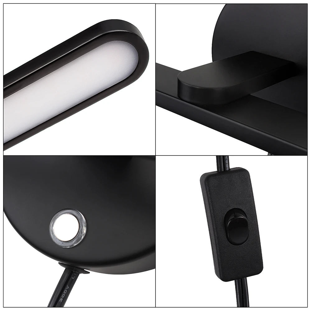 Imagem -06 - Mantolite-led Dimmable Banheiro Vanity Luminária 32 Picture Wall Sconce Montado Plug Espelho do Banheiro Luz Frontal 18w