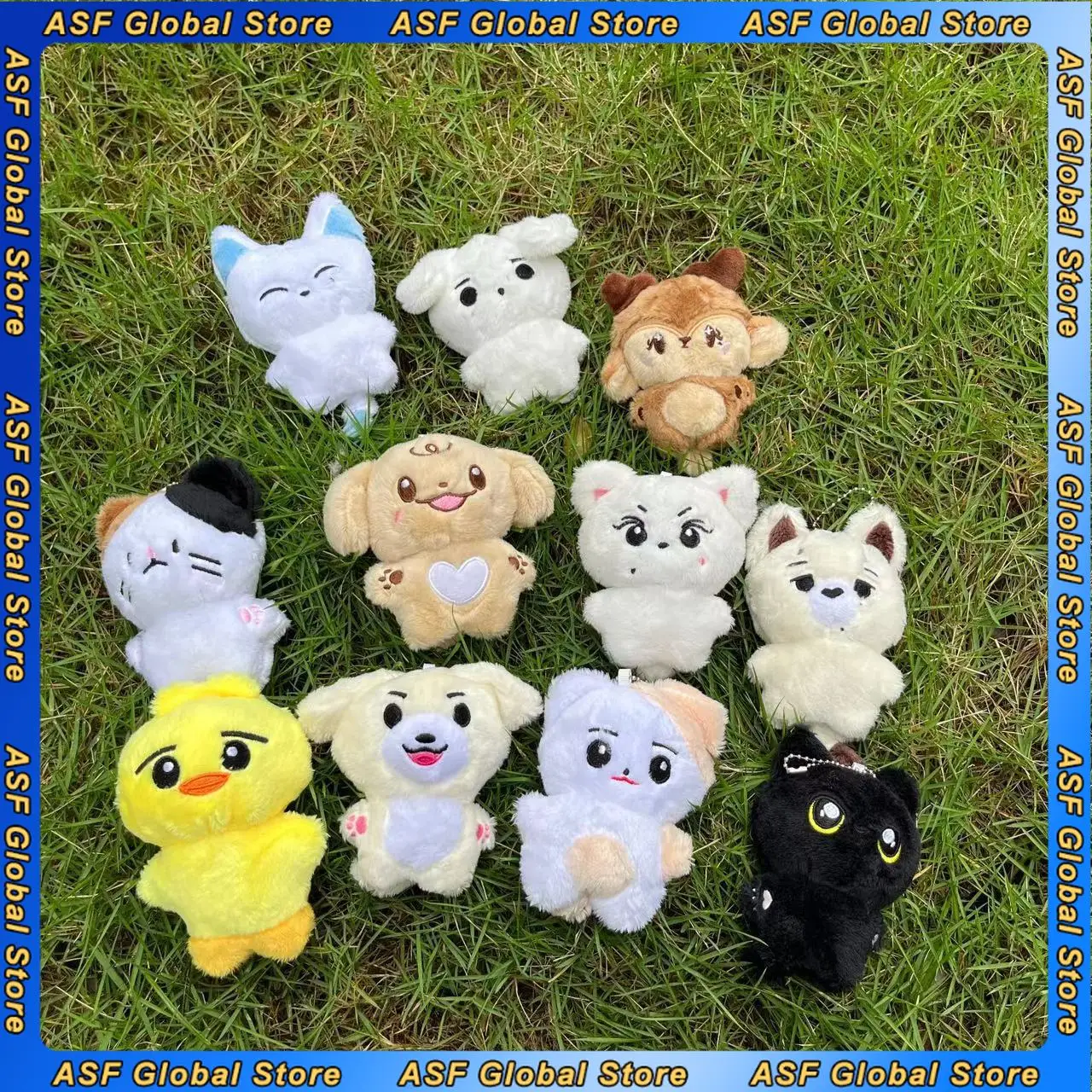 10cm New Plush Doll Anime Figure Peripheral Model Cute and Soft Back Packaging Accessories Room Decoration Doll Gift Toys