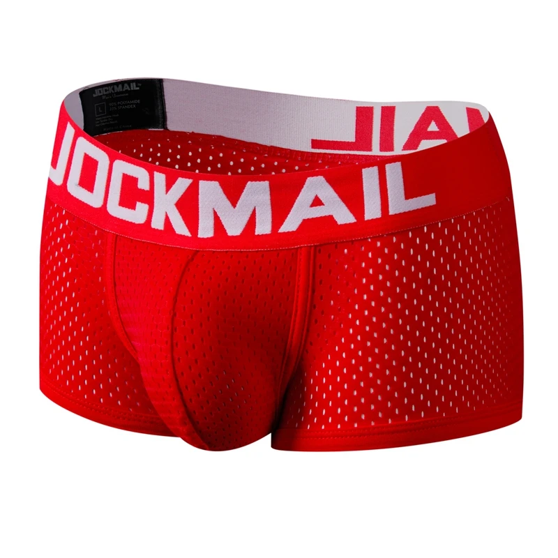 4PCS/Lot Boxer Men Mesh Breathable Boxershorts Men Underwear Shorts Panties Men Cuecas Boxer Underpants Calzoncillos