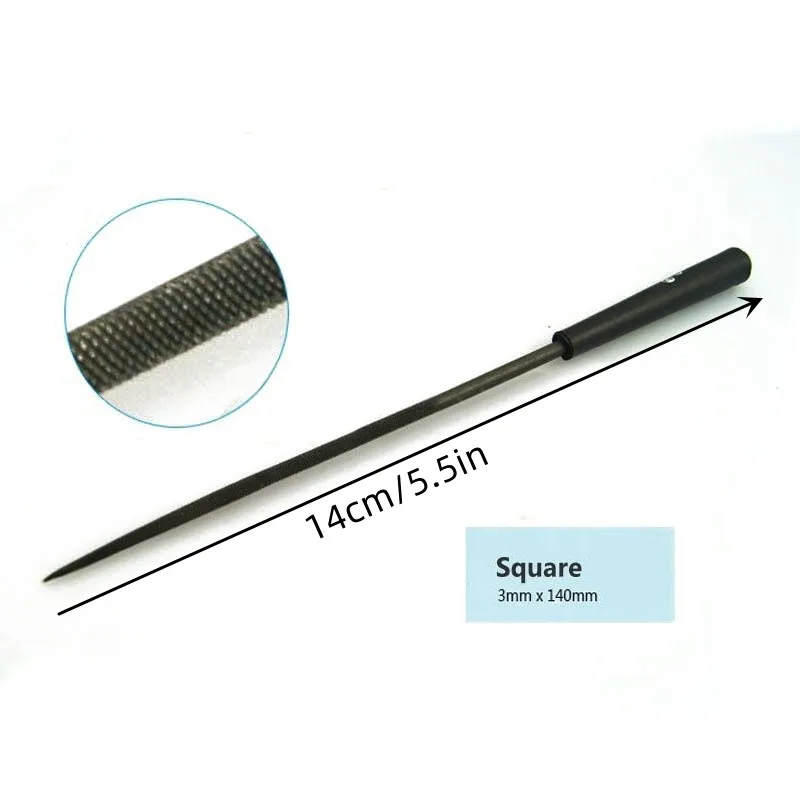 10Pcs Needle File Set for Metal Glass Stone Jewelry Wood Carving Craft Tools