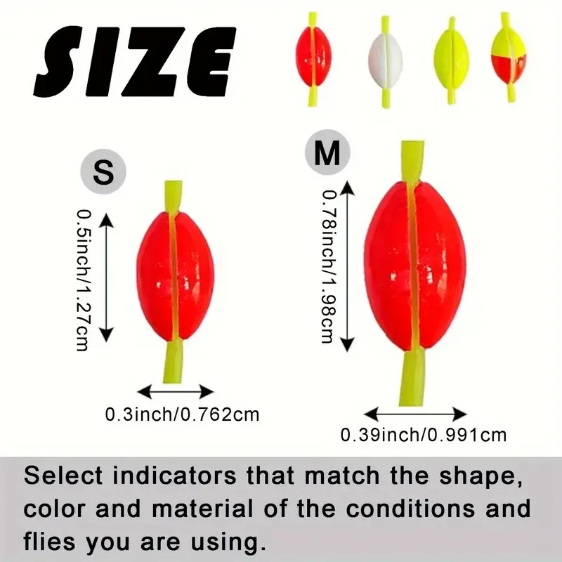 Premium 4 Colors Fly Fishing Kit High Buoyancy Spherical Foam Strike Indicator Set Perfect for Ocean Fishing