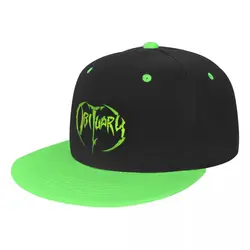 Obituary Band Logo Death Metal Baseball Hats Unisex Heavy Metal Snapback Cap Hip Hop Flat Cap Outdoor