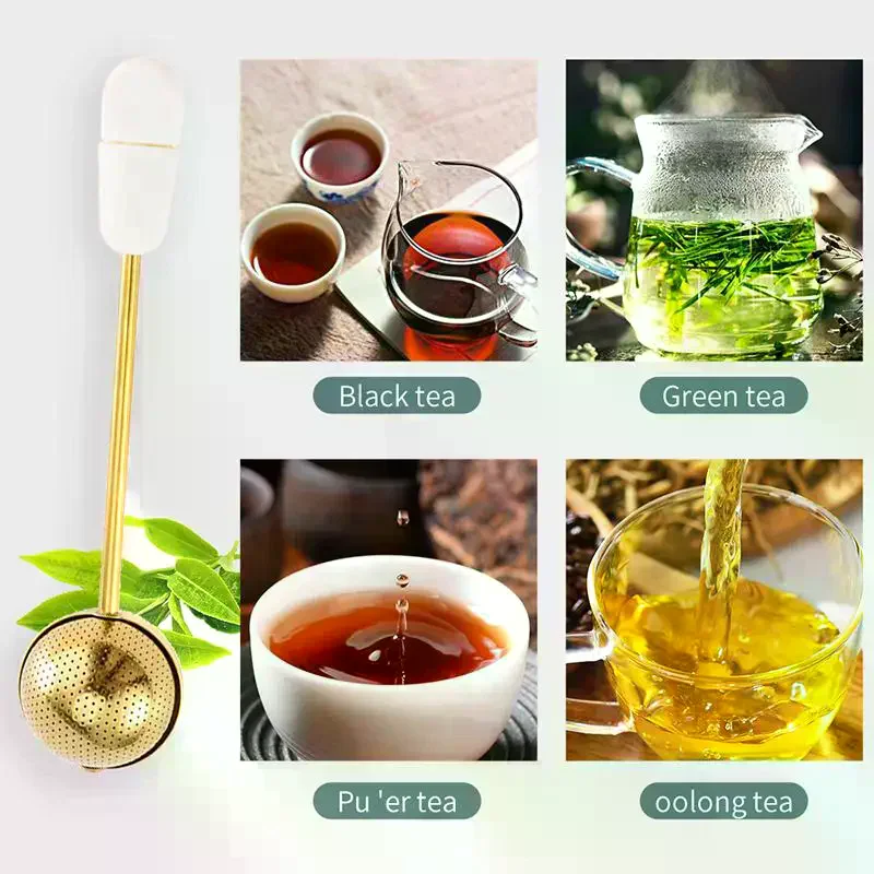 Stainless Steel Mesh Twisting Tea Ball Infuser Loose Leaf Tea Steeper Strainers Reusable Tea Infuser For Loose Tea Coffee Powder