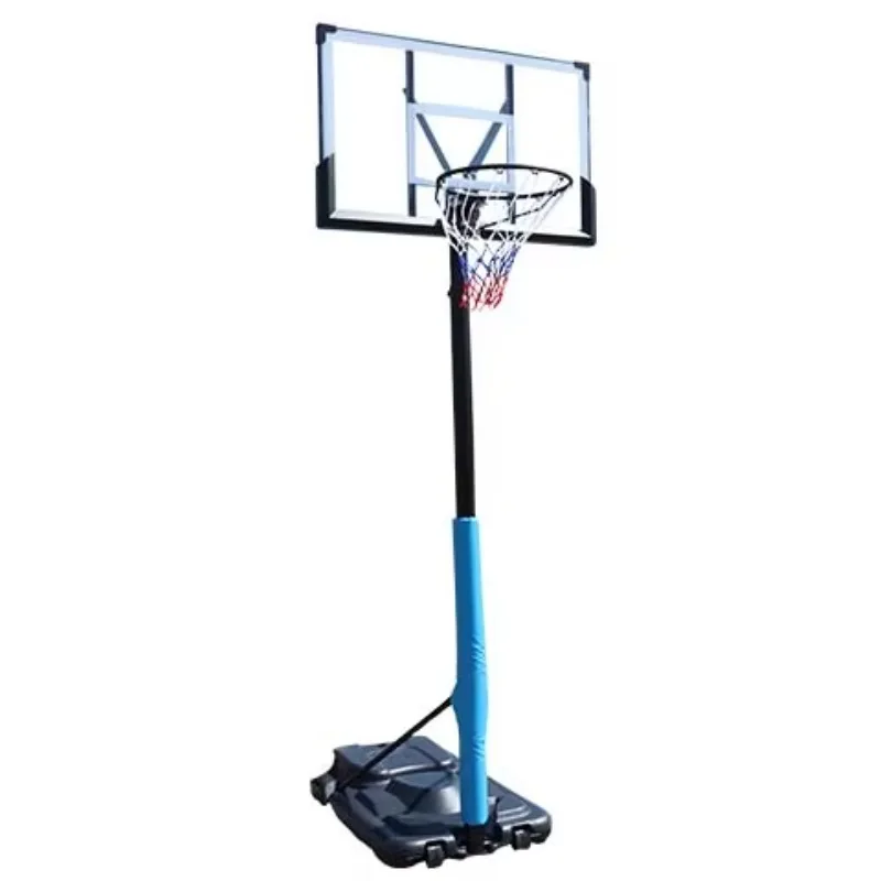 

YTYIN Portable 003-26 Mobile Basketball Stand with Height Adjustable PC Backboard Mobile Court Equipment for Basketball
