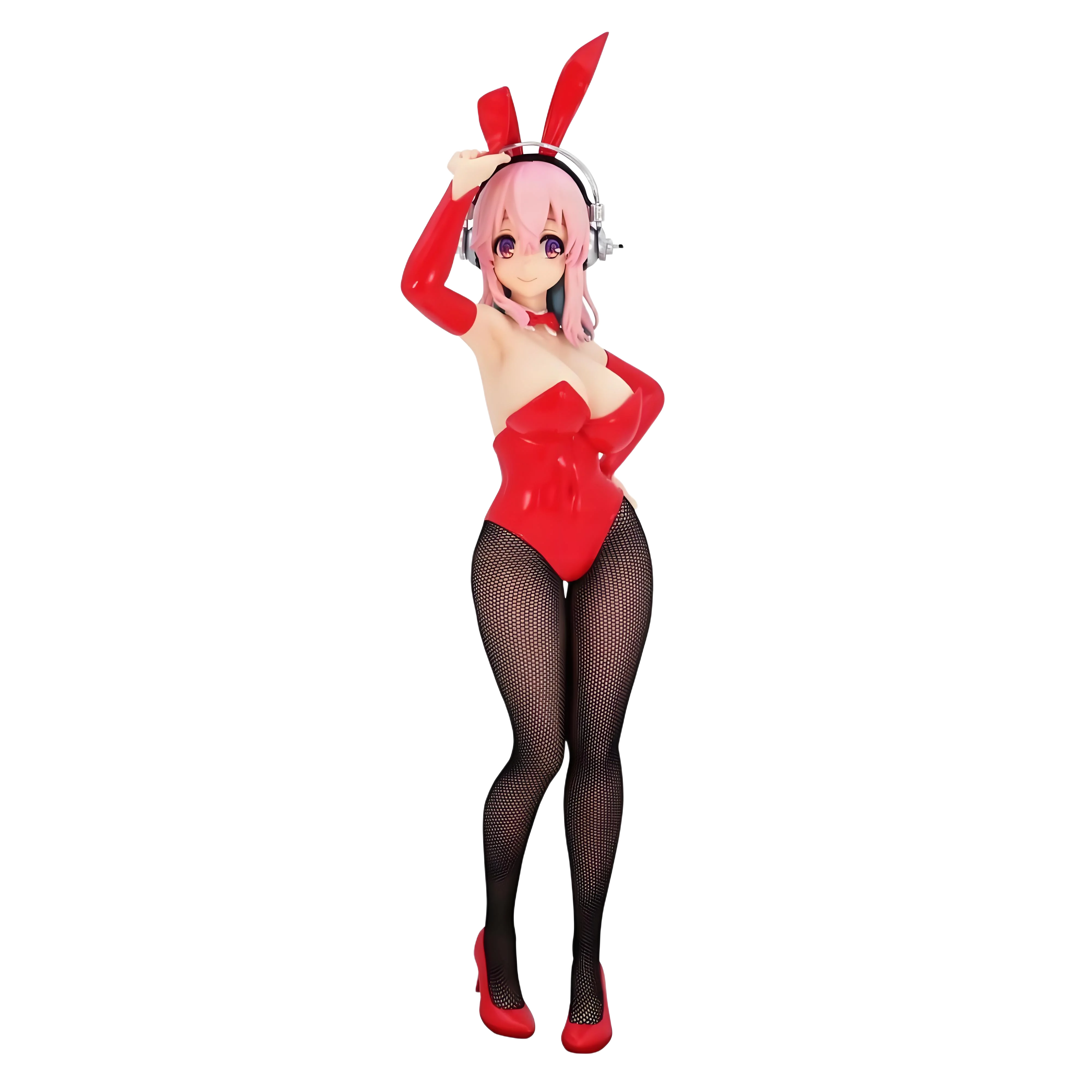 FuRyu Genuine BiCute Bunnies Super Sonico Bunny Girl Anime Sexy Cute Action Figure toy Collection Ornaments adult for Children view 5