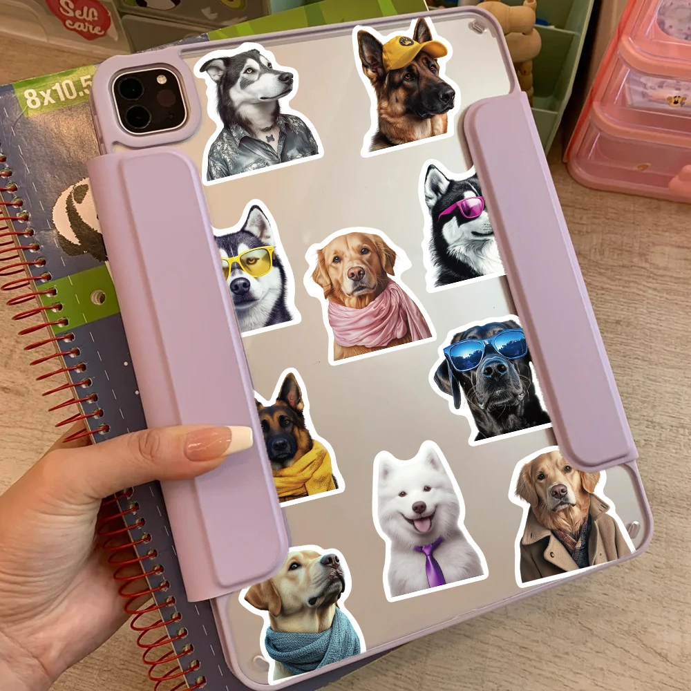 50 قطعة ملصقات حيوانات واقعية مضحك الكرتون صائق DIY بها بنفسك مجلة الهاتف المحمول خوذة سكيت دراجة ملصق للمراهقين هدية