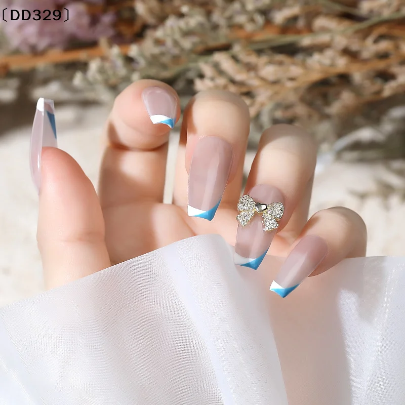 Fully Transparent Silicone Single And Double-Headed French Stamp Set For Diy Nail Decorations〔DD329〕