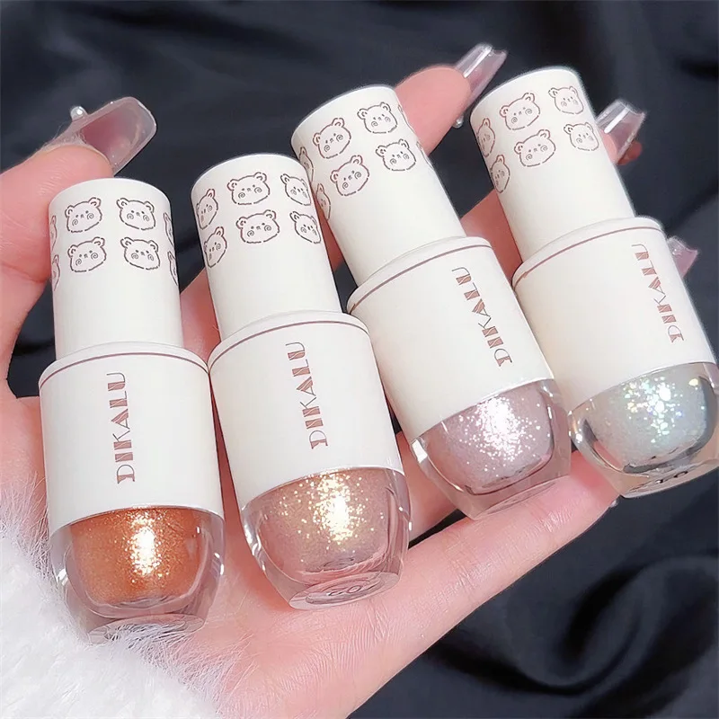 Vloeibare Oogschaduw Van Hoge Kwaliteit Professionele Cosmetica Schattige Koreaanse Make-Up Glitter Oogschaduw Vrouwen Goedkope Zeer Cosmetica Hot Sale