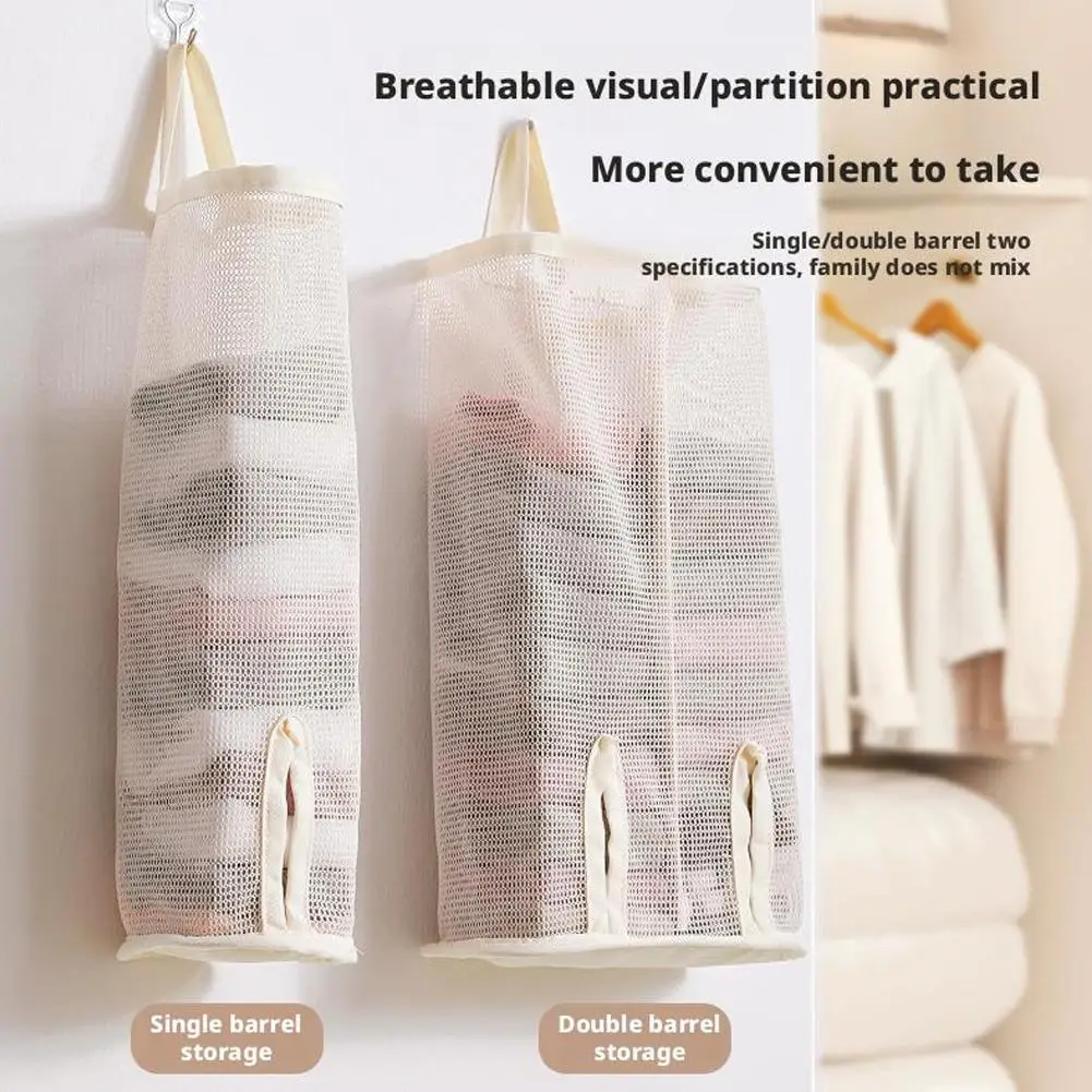 Wall-Mounted Mesh Storage Gag-Suitable For Pet Toys, Cat Toy Storage, Puppy Toys Storage bag without Taking Up Space