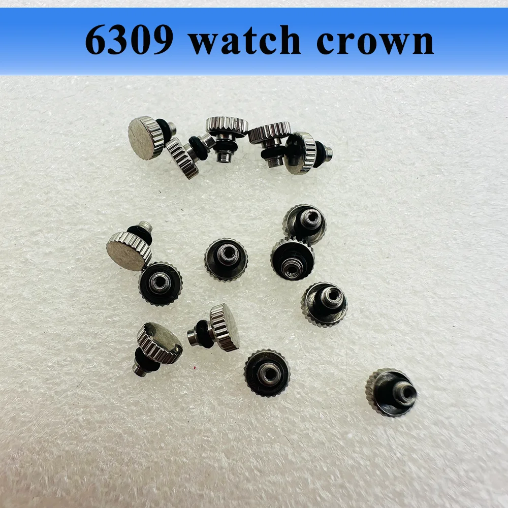 Watch Accessories Watch Crown Suitable for Old 6309 Movement Watch Repair Parts Time Setting Crown  10PCS