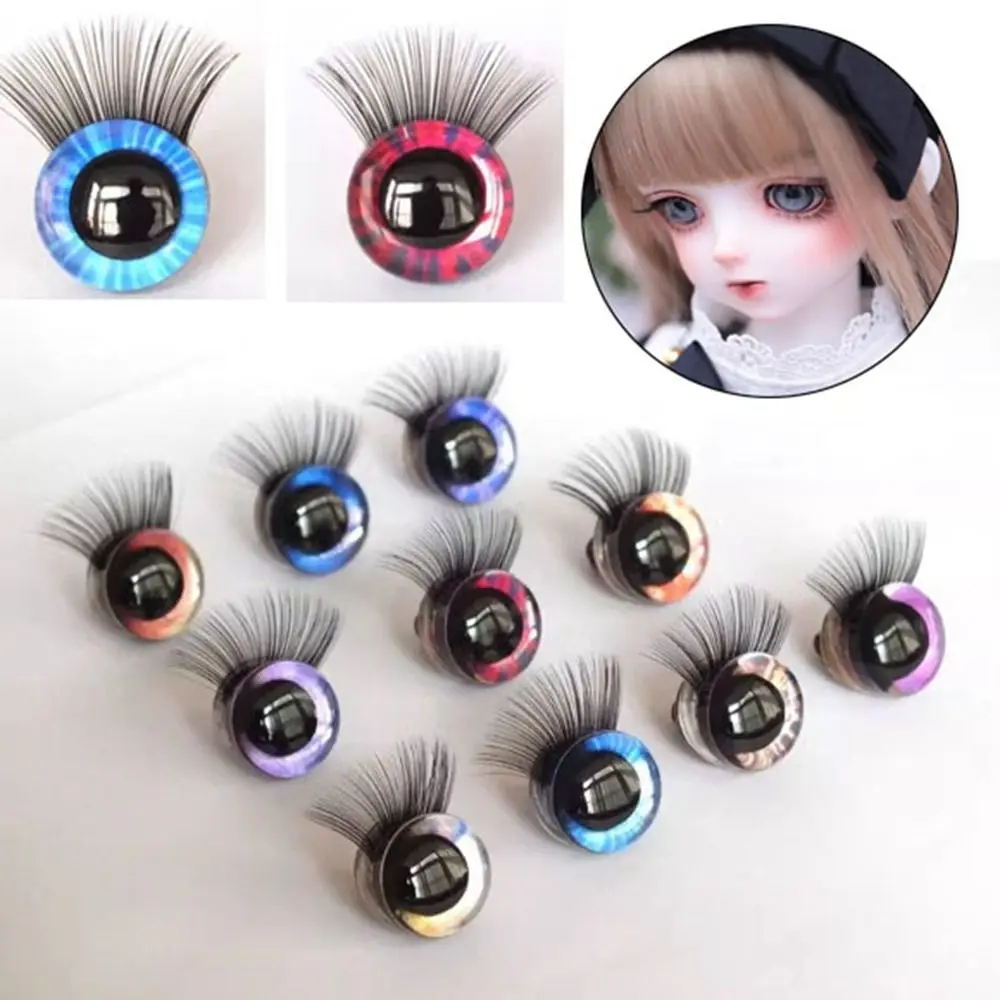 New 12mm Plastic Safety Eyes 10 Colors Doll Accessories Eyes Crafts DIY Dolls Puppet Doll Accessories