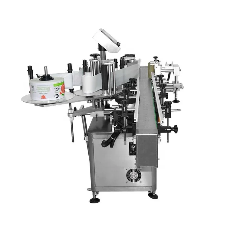 علي بابا الصين المورد آلة التسمية التلقائي / آلة وضع العلامات المسطحة آلة وضع العلامات على الزجاجات مع المبرمج #5