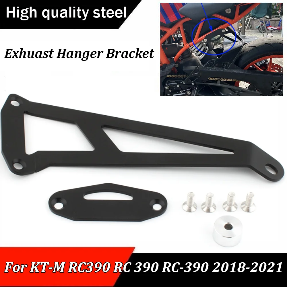 NEW Motorcycle Exhaust Hanger For KT-M RC390 RC 390 RC-390 2018-2021 Accessories Fixation Support Bracket