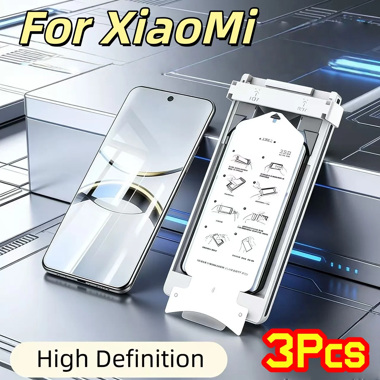 

Защитная пленка HD для экрана Xiaomi 14 Pro / 14 Ultra / 15 Pro / 15 Ultra / 15s Pro, без пузырьков, простая установка, 3 штуки в упаковке