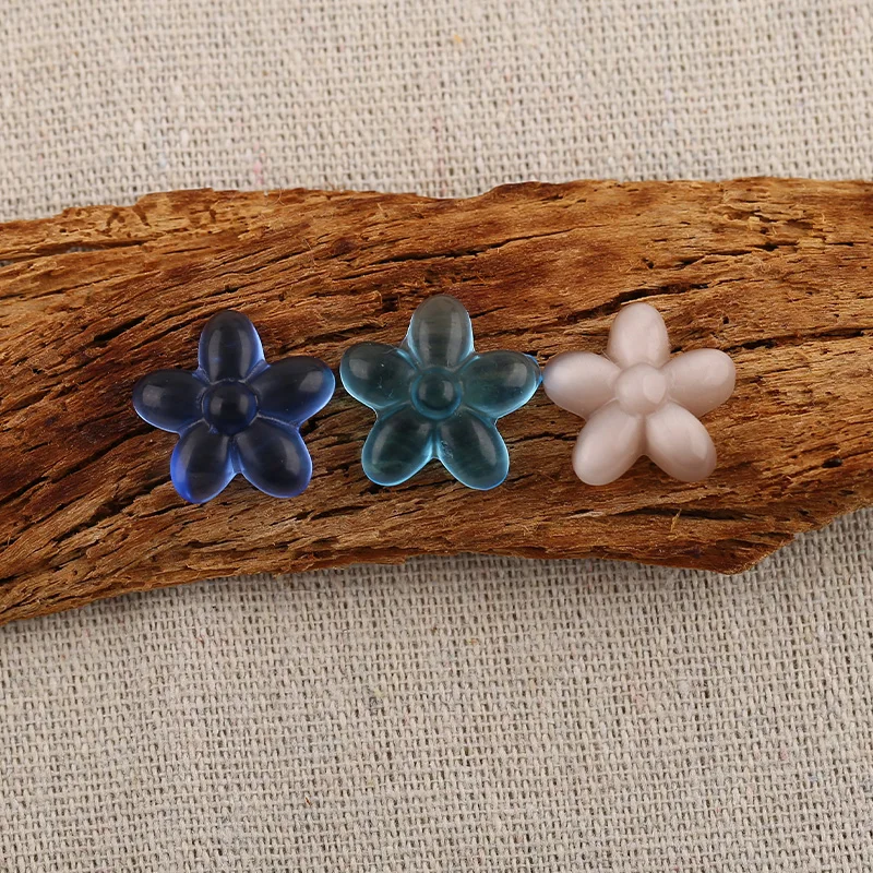 B&F Flower Onxy Pendant Beads, Handmade Natural stones beads, Polished Stones for jewelry Making Supplies