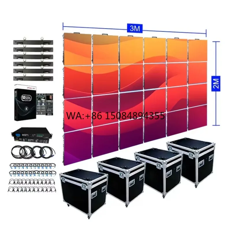 

P2.6 P2.9 P3.91 High Refresh Indoor Full Color 500x500mm Panels LED Screen P3.9 Complete LED Video Wall