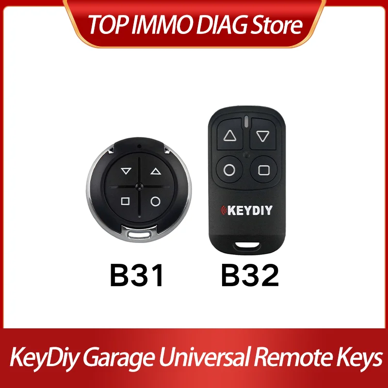 

10PCS KeyDiy KD Garage Universal remote keys B31 B32 Work with KD900/KDMAX/KDMINI/KDX2/KDX4