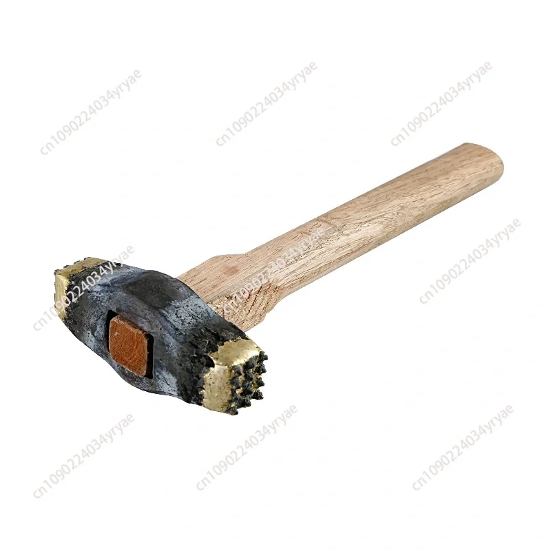 Handmade Alloy Chiseling Hammer Granite Concrete Stone Repair Lychee Surface= Surface Split Axe Double Head Flower Hammer