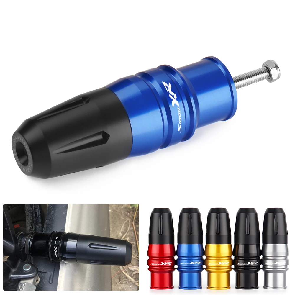 Слайдеры выхлопной рамы с CNC мотоцикла, аварийные прокладки, защита от падения для BMW S1000XR 2015 2016 2017 2018 2019 2020 2021 2022 2023