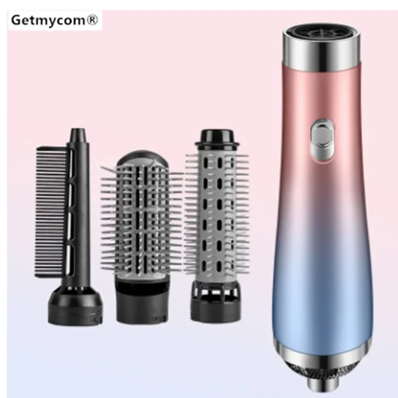 Hair Dryer Portable Comb lonic Hair Straightening Brush Hot Air Curling For Hair Roller Blow Dryer Quick Dry Hair Curler Curling