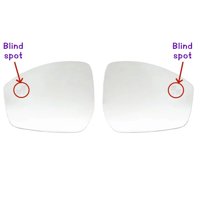 Car Auto Heated rearview mirror blind spot warning glass For Land Rover Range Rover Evoque Discovery Sport Jaguar E-Pace F-Pace