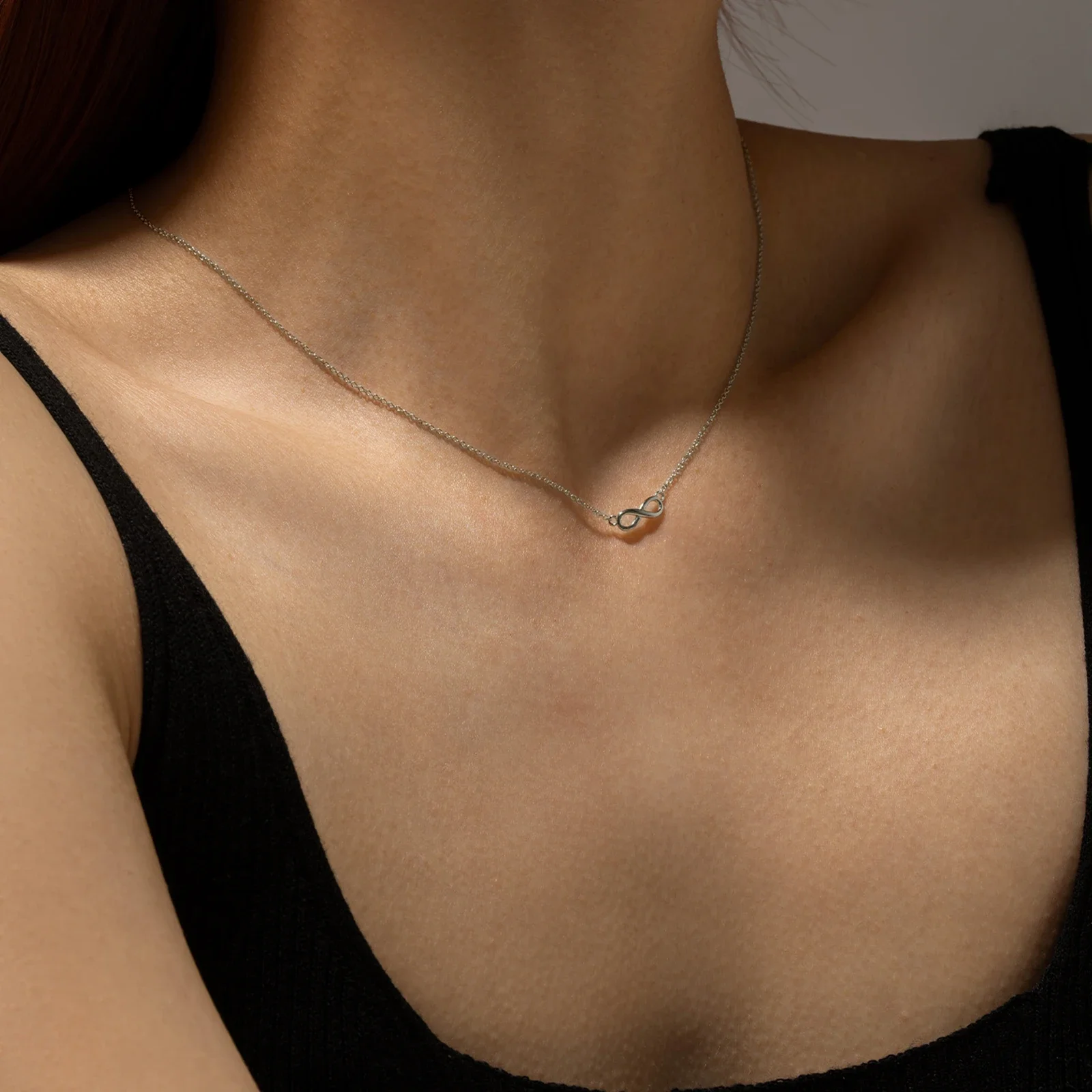 ANDYWEN 925 Sterling Silver Gold Best Friendship Pendant Charm Luxury Chain Necklace 2021 Women Women Wedding Jewelry Gift